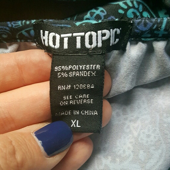 💀Hot Topic Sugar Skull Skater Dress💀 - Picture 2 of 5